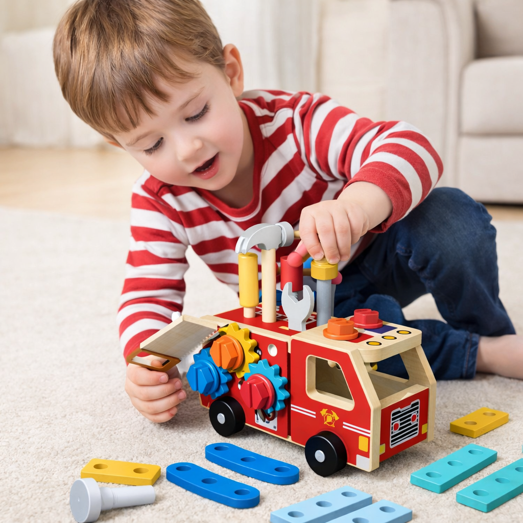 CARUCIOR CU UNELTE DIN LEMN, MMK-290-207