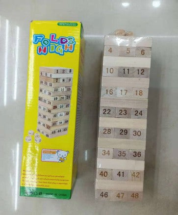 009095 Joc Jenga din lemn 26.5*8*8