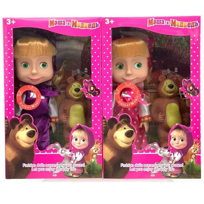 Papusa Mașa cu urs cu sunet 73559
