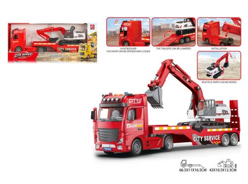 Excavator inerțial roșu, RJ2812B