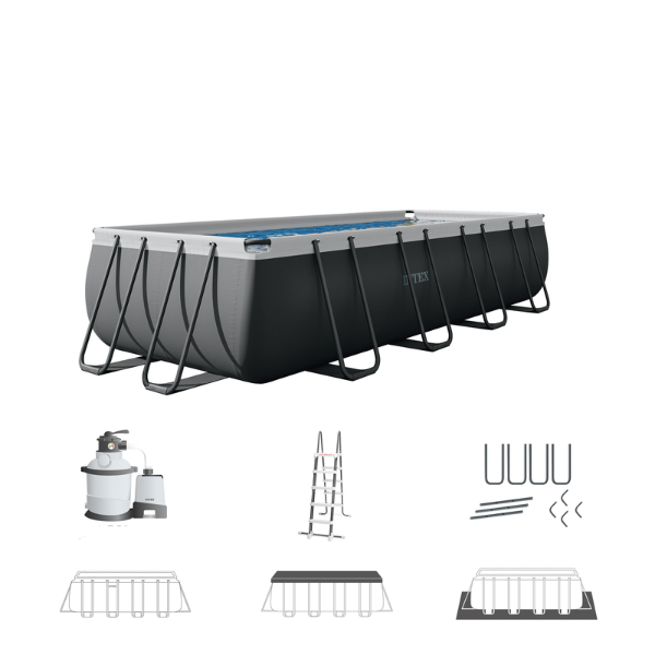 INTEX Piscină ULTRA XTR FRAME 549x274x132cm, 17203L, cadru metalic, cu pompă de filtrare SKU: 26356