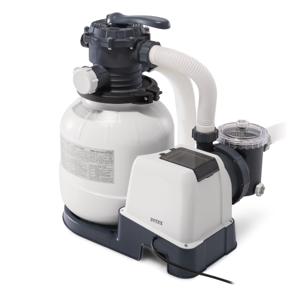 INTEX Pompă de filtrare cu nisip “Krystal Clear SX2100”, rezervor de nisip 12kg, capacitate 7900 L/h, 26656