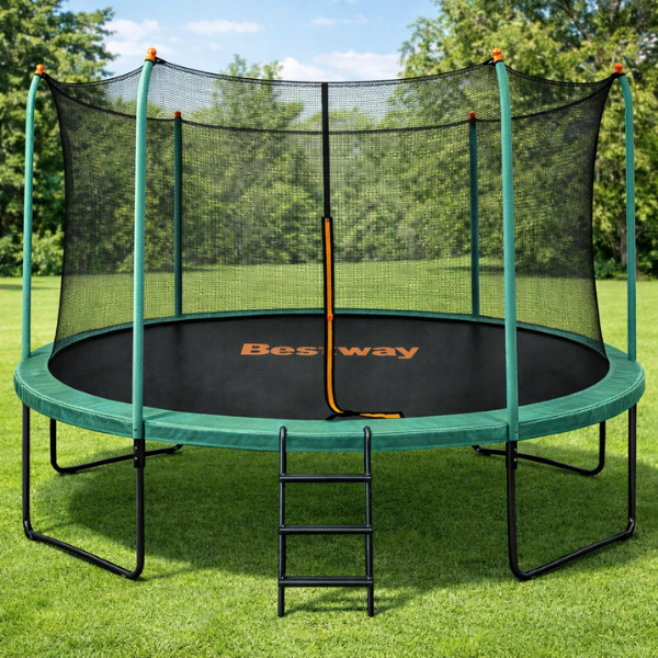 Bestway Trambulină cu arcuri și protecție Xtreme Air, 427 x 286 cm, până la 113 kg SKU: 59105BW