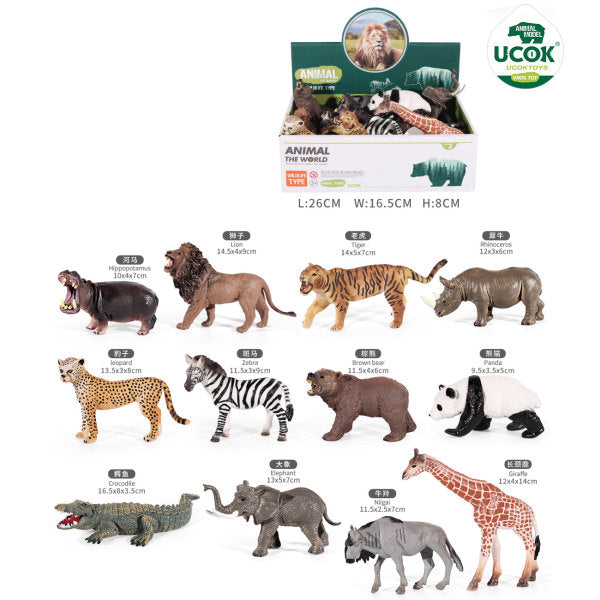 009585 Животные (12шт)