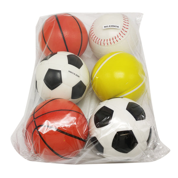 009501 Мяч 10см (6шт)