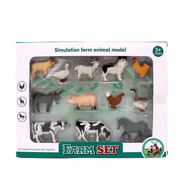 008200 Набор домашних животных 12 шт.