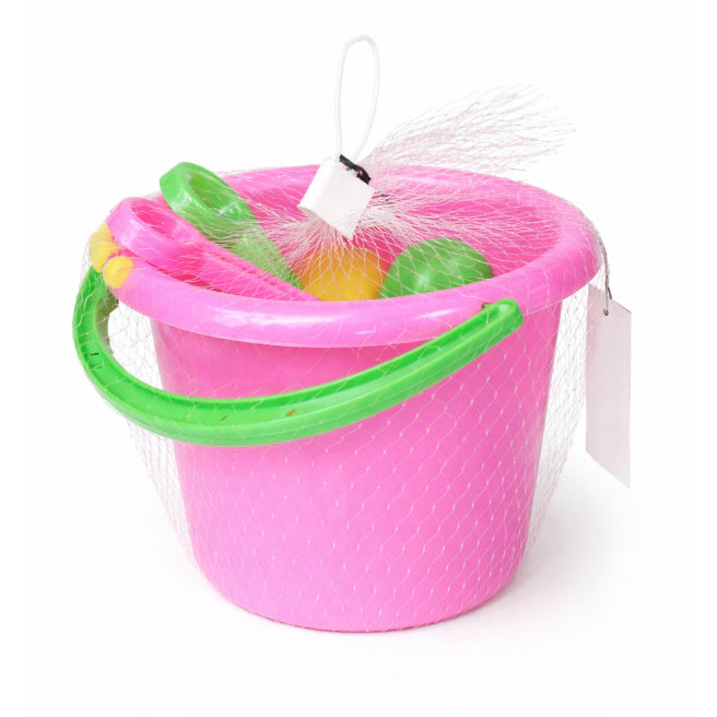 Set de nisip cu găletușă, roz, cod 990153