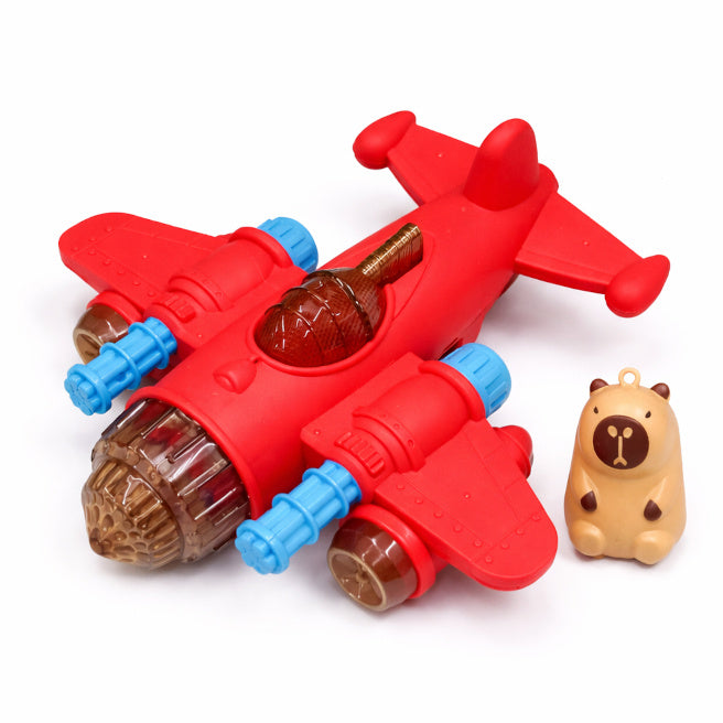 Самолёт с капибарой, красный, код 962025