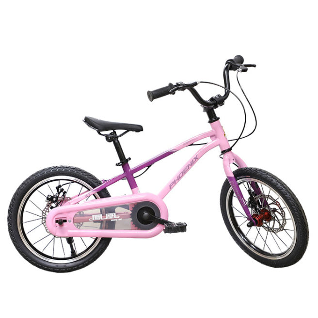 PH Bicicletă pentru copii cu 2 roți, 16 inch, oranj cod 61520, roz cod 61565,gri cod 61564,albastru cod 61563