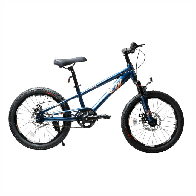 Bicicletă pentru copii cu 2 roți, 18 inch, albastră cod 2221D,violet cod 2222D