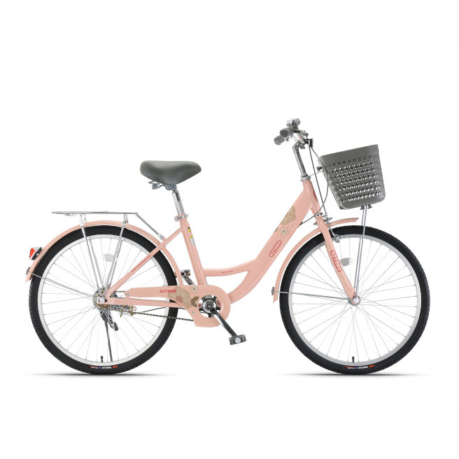 Bicicletă pentru copii cu 2 roți, 20 inch, albă cod 2223D, roz cod 2224D