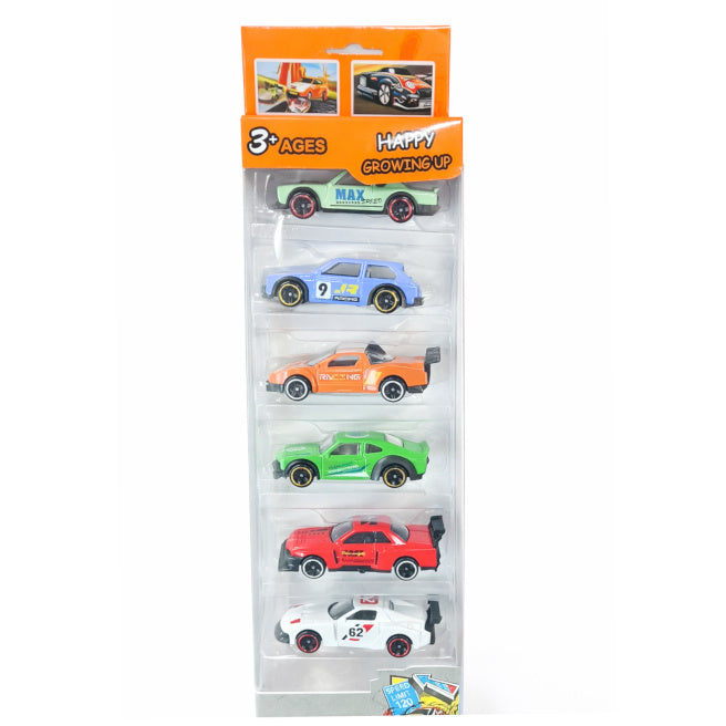Набор машинок 1:64, 6 шт., код 990112