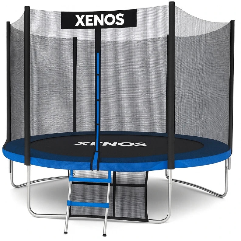 Батут Xenos XT-8FT (244см) синий 00869811, желтый 00869812, зеленый 00869810