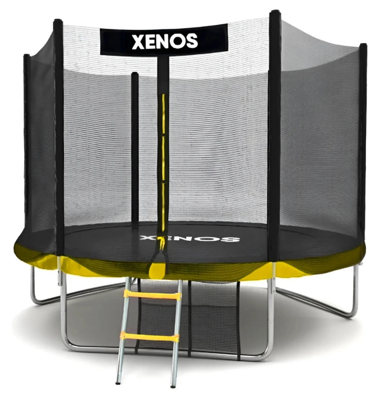 Батут Xenos XT-8FT (244см) синий 00869811, желтый 00869812, зеленый 00869810