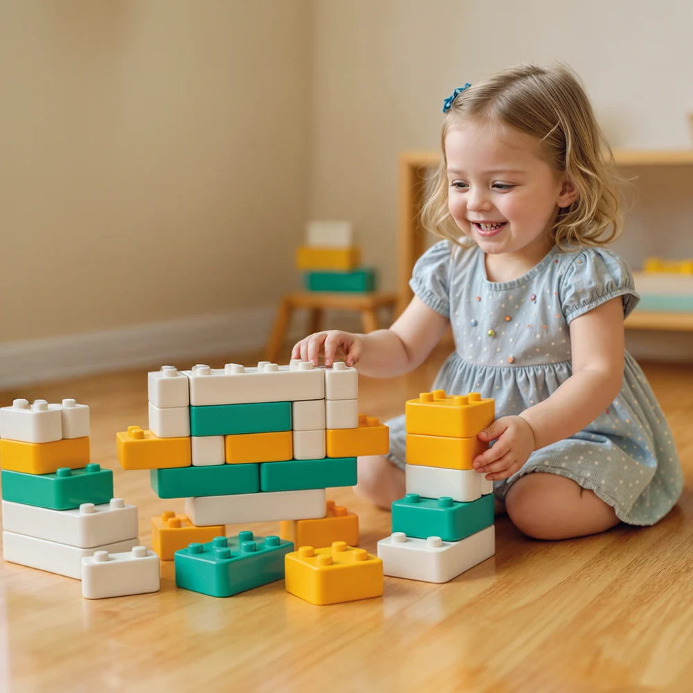 Constructor pentru copii, 48 piese mari, Dolu (2644)