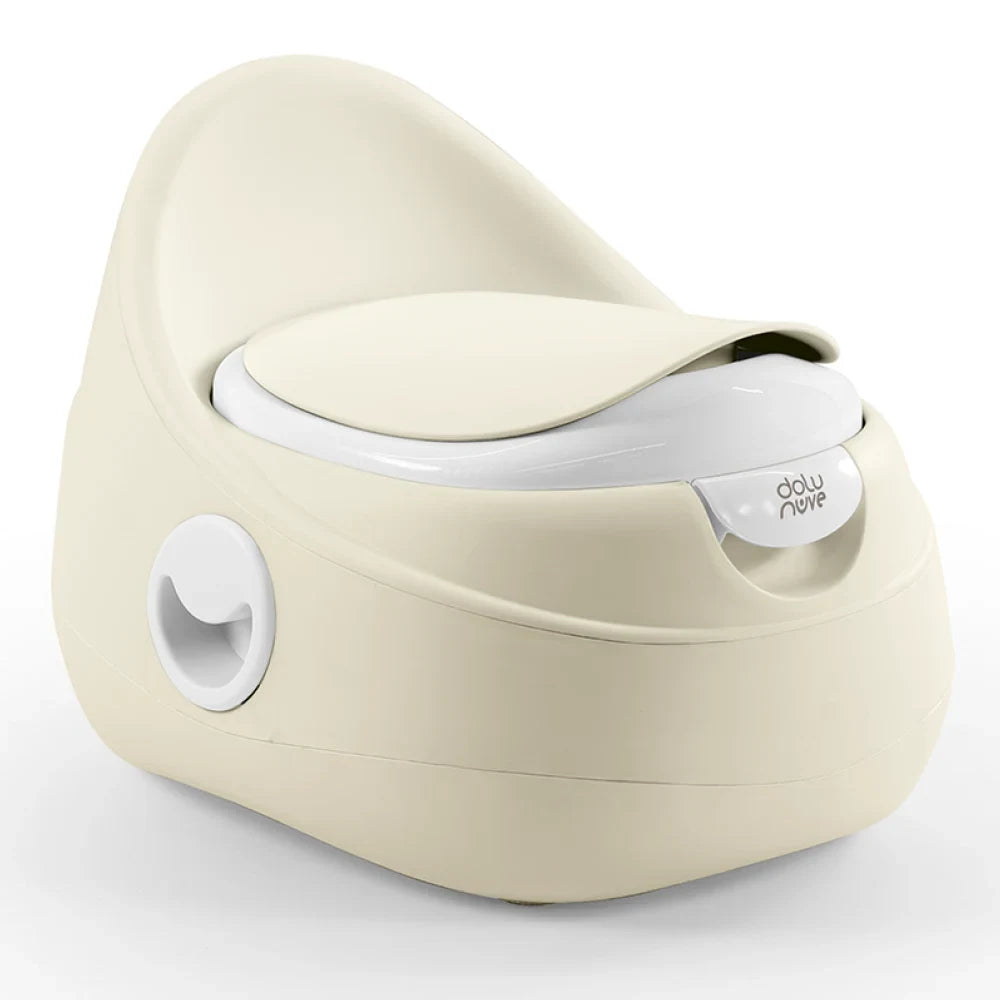 Детский горшок с крышкой, бежевый, Dolu (7587) 28 x 35 x 26 см