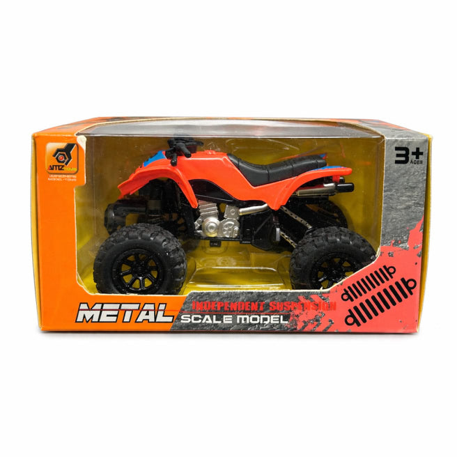 ATV Die Cast metal, portocaliu, cod 10032b