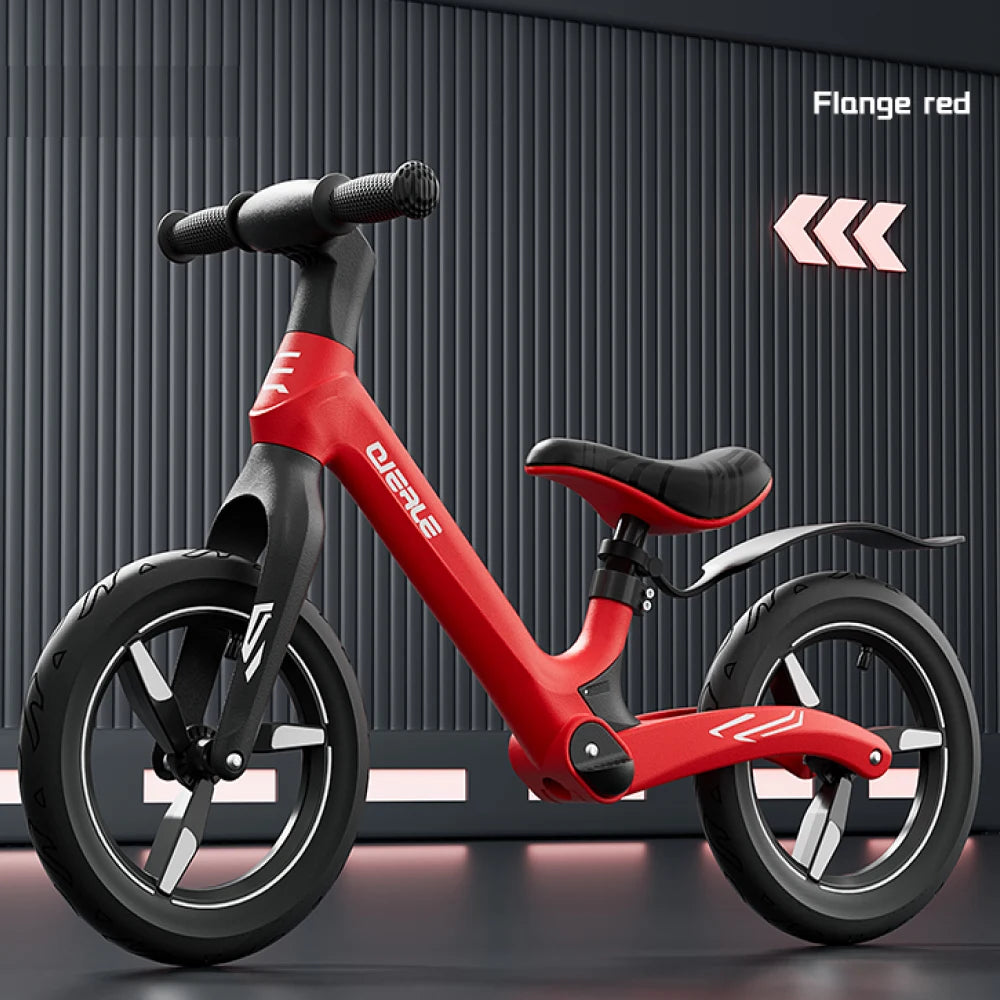 Bicicletă fără pedale pentru copii, 12′ roșie (48067)