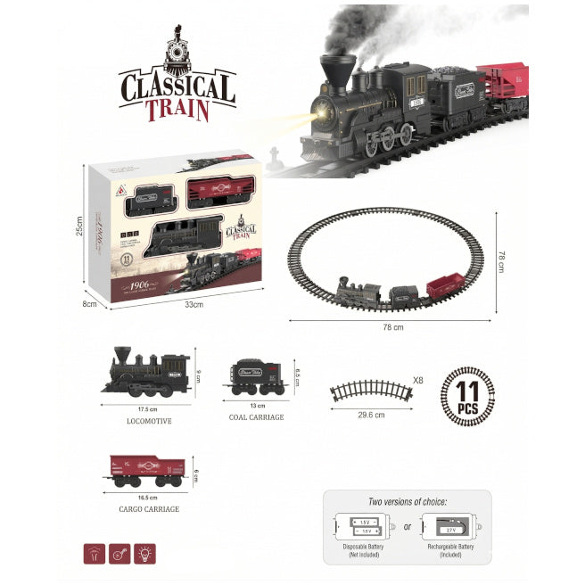 Set de joacă "Cale ferată" 3 vagoane, cod 2373D