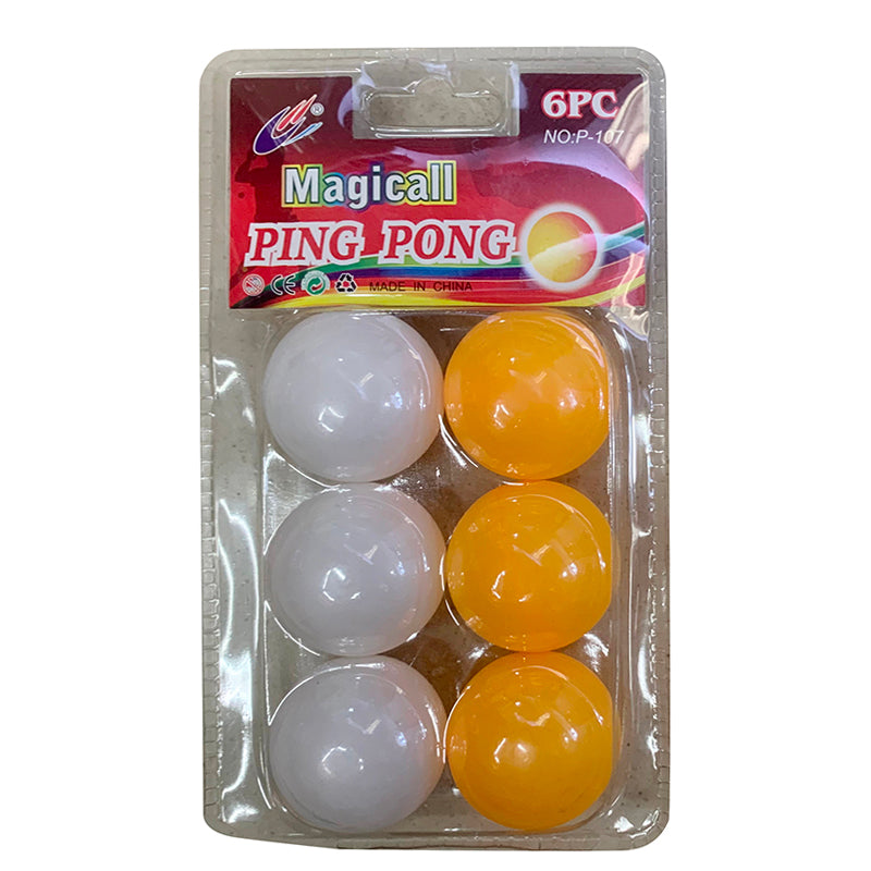 009937 Мячи для настольного тенниса 6 шт.