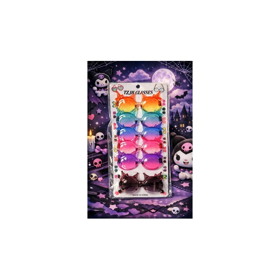 Солнцезащитные очки Kuromi, набор из 6 штук D2510-1478