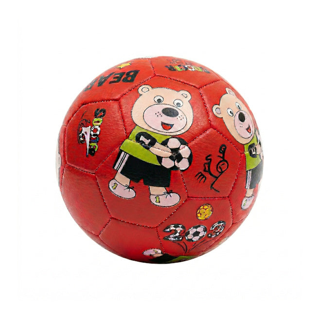 Minge de fotbal 6", roșu, cod 10048c