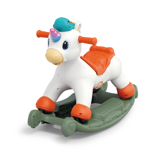 Balansoar 3 în 1 „Unicorn” cu aburi și lumini, HE898800
