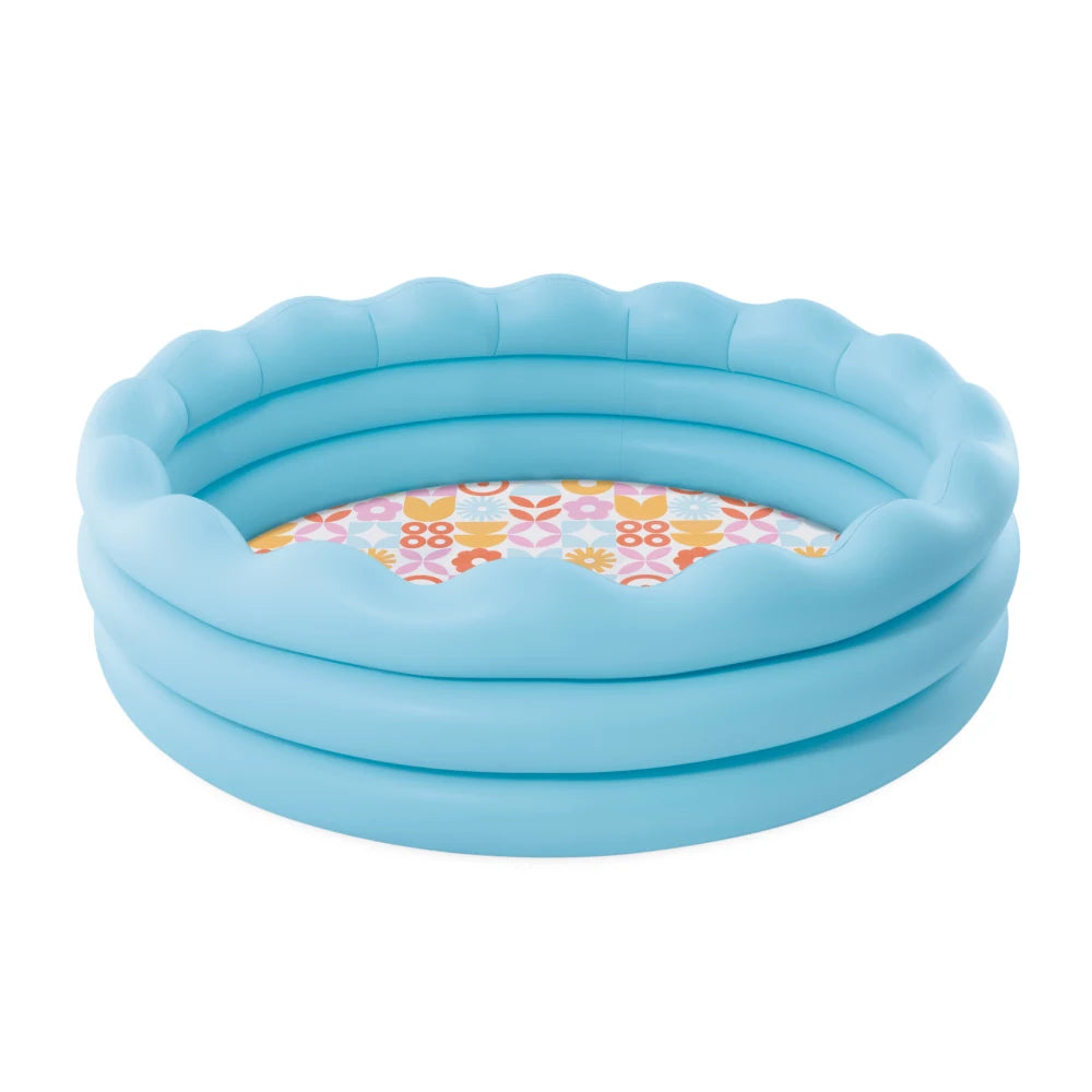 Piscină gonflabilă pentru copii cu margine ondulată, 168×46 cm, 575 L, 3+ ani, Intex (56191)