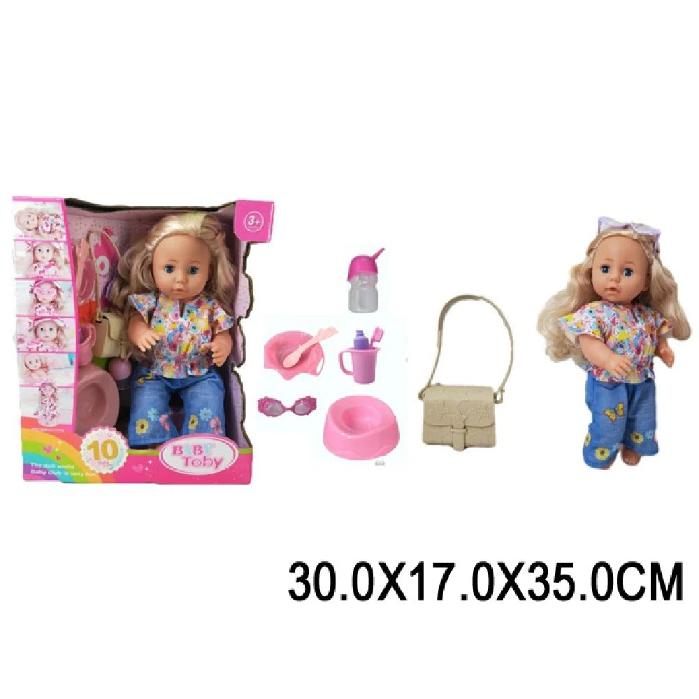 Papusa 40cm cu accesorii, vorbeste in limba romana (54862)