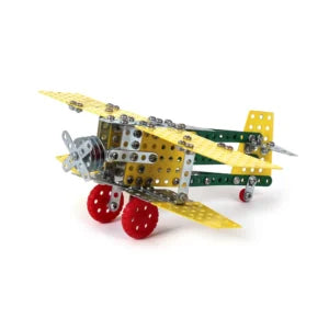 Constructor din metal „Avion biplan” , 260 piese ,Technok (4791)
