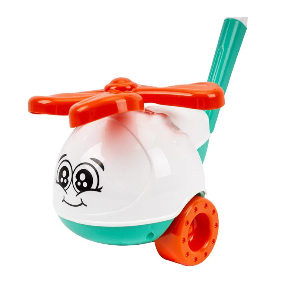 Jucărie de împins elicopter cu mâner, Technok (9437)
