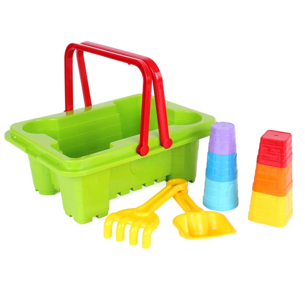 Set jucării pentru nisip cu găleată și accesorii, Technok (4500)