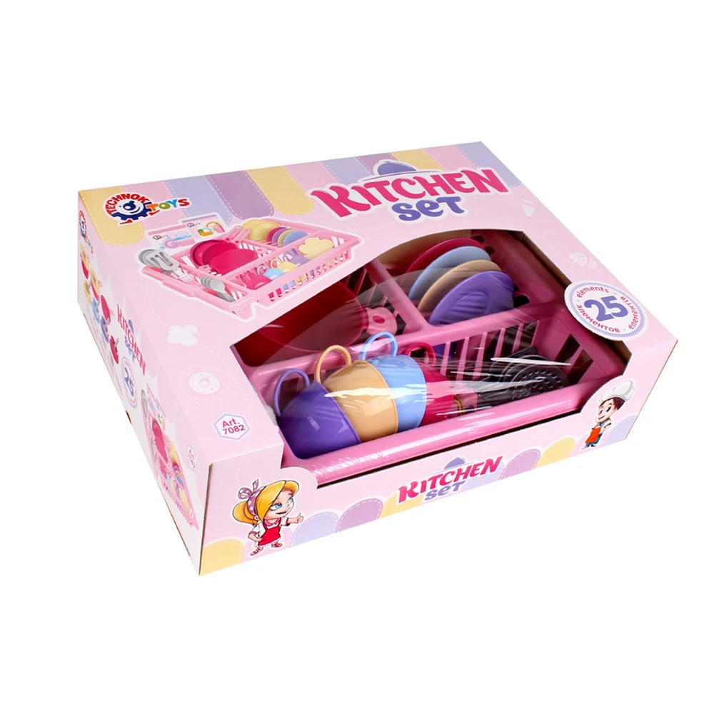 Set de bucătărie – veselă cu suport de uscare ,Technok (7082)