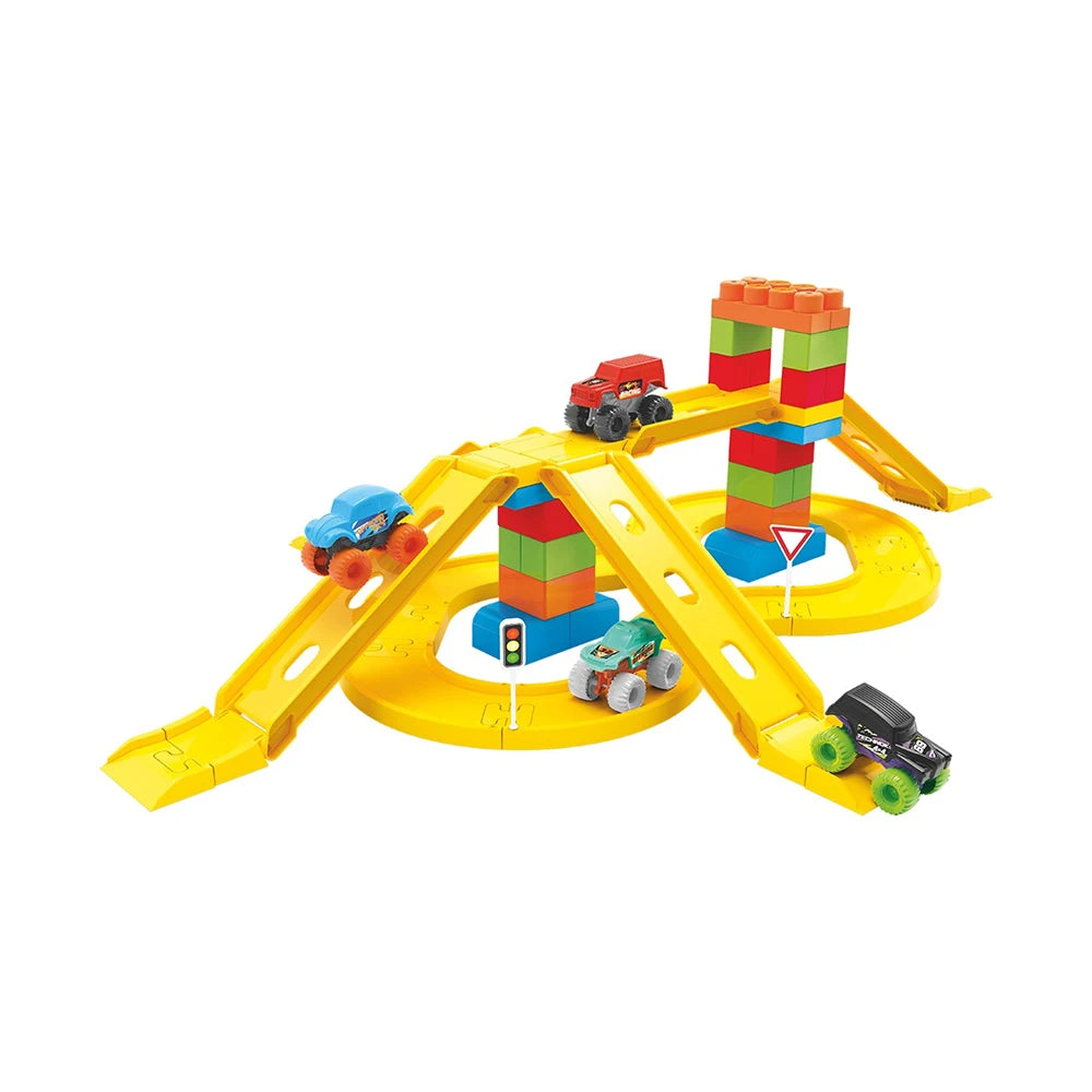Set constructor rampă auto, 80 piese ,Technok (8461)