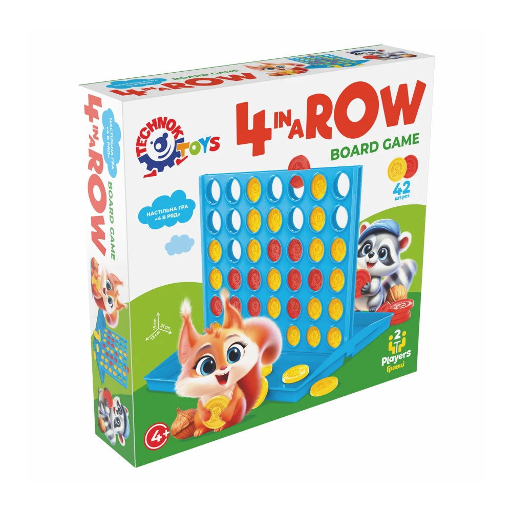 Настольная игра "4 в ряд", Технок (9734)