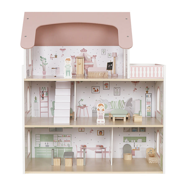 Casa de papusi din lemn 61*26*70,5 cm W06A587B