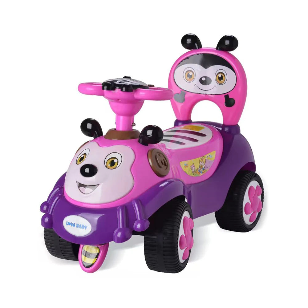 Tolocar pentru copii cu lumini și sunete, roz (76385)