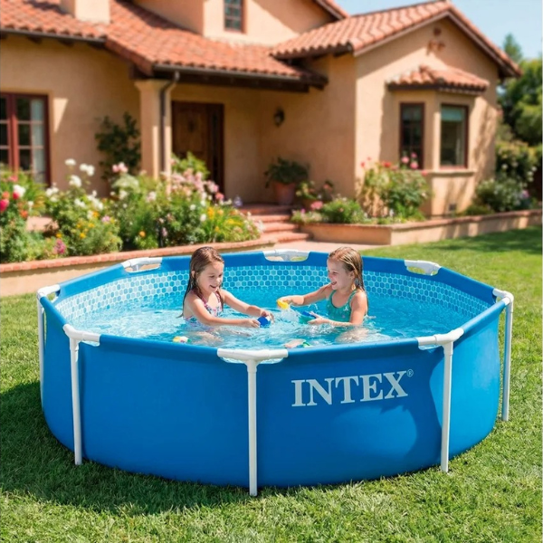 INTEX Piscină Metal Frame Blue 244х76 сm, 2843L, cadru metalic SKU: 28296
