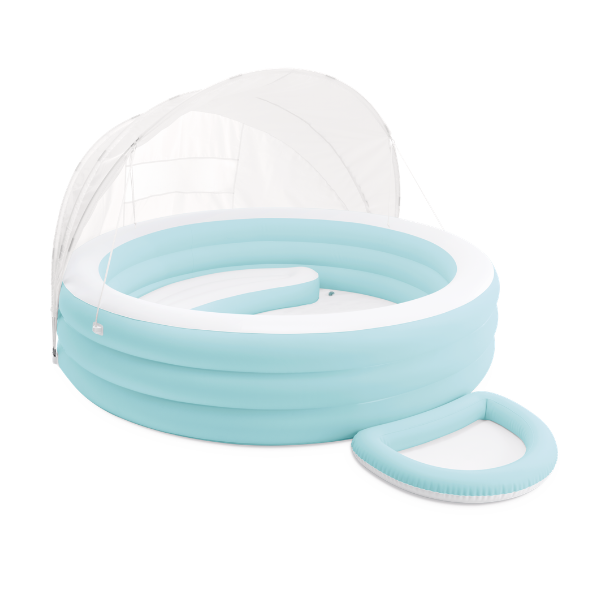 INTEX Piscină gonflabilă Swim Center™ Canopy Lounge cu acoperiș, 277x221x137 cm, 830L, 3+ SKU: 57195