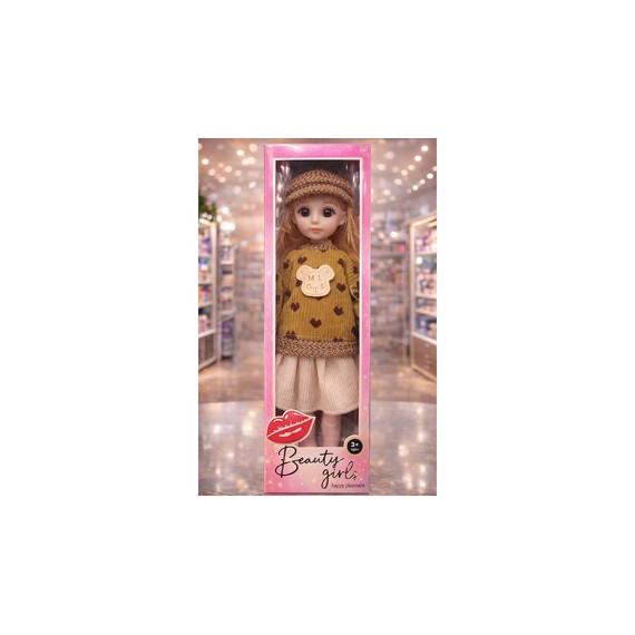 Păpușă Beauty Girl cu haine stilate D2510-1389