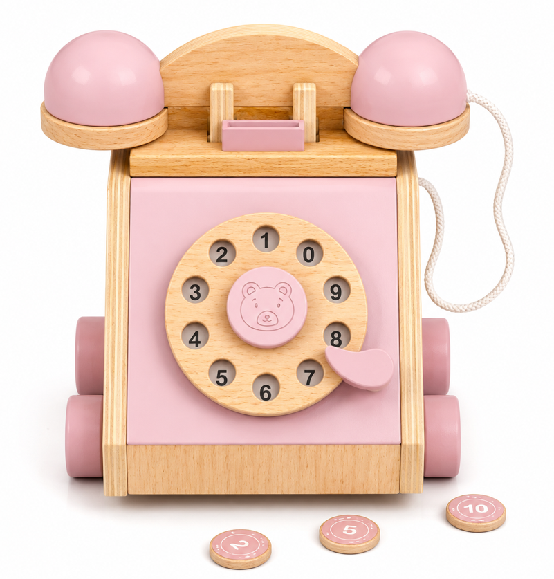 Jucarie din lemn Telefon, W10L095