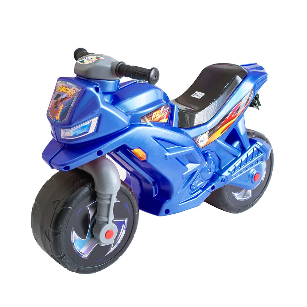 Tolocar Motocicletă albastră , model 501 , Orion (1525) 68 × 28,5 × 47 cm