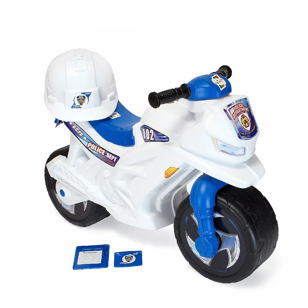 Tolocar motocicletă pentru copii cu cască, model 501, Orion (3208)