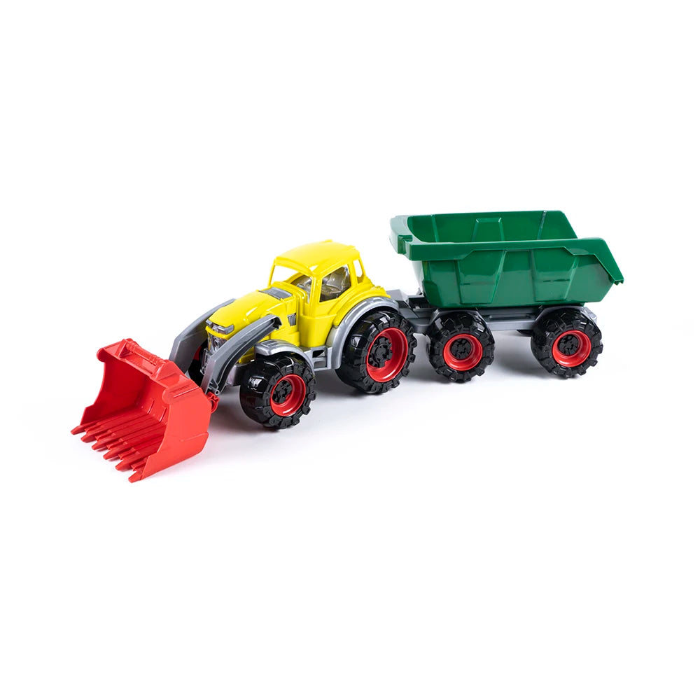 Tractor încărcător cu remorcă pentru copii Texas , Orion (315) Dimensiuni: 640x180x170 mm