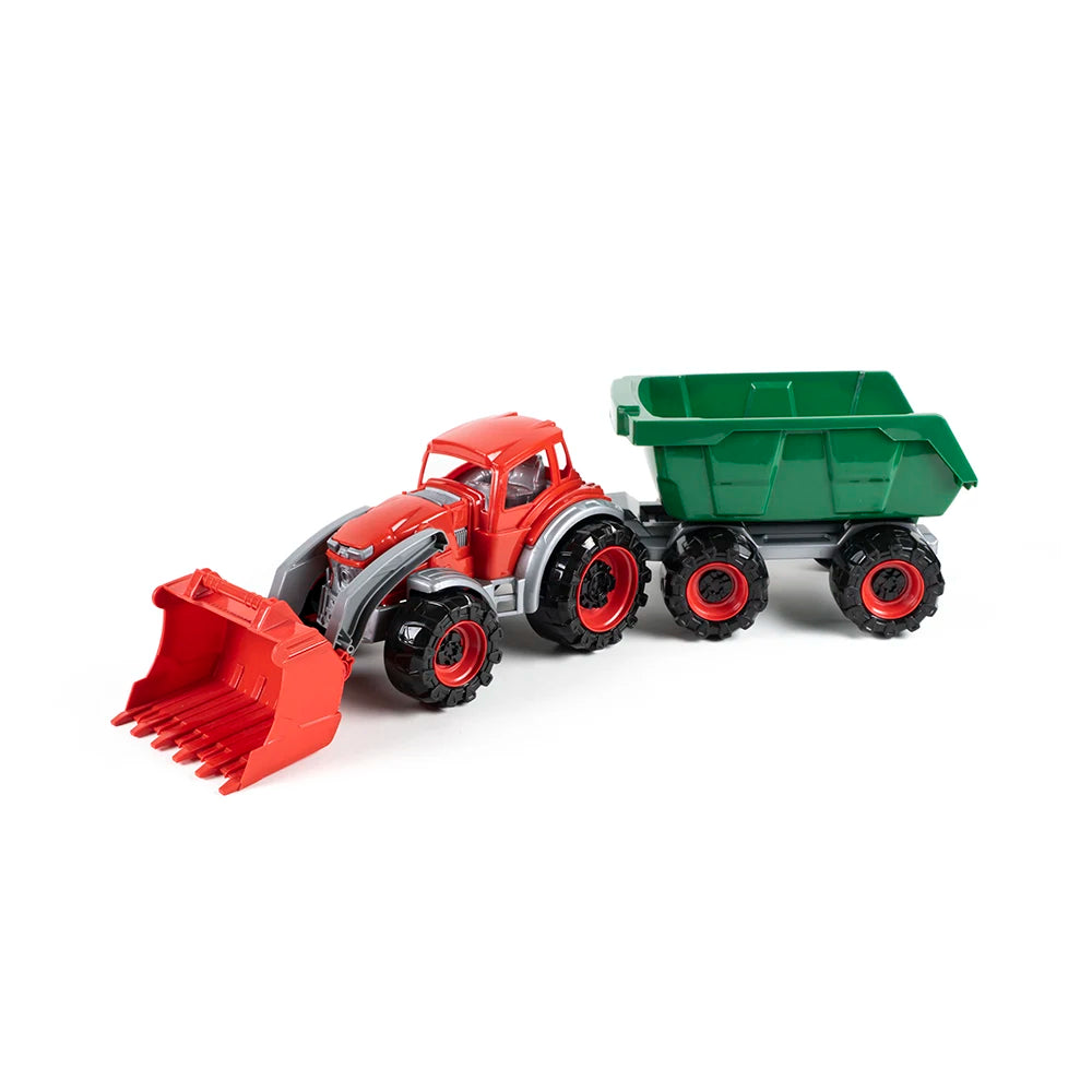 Tractor încărcător cu remorcă pentru copii Texas , Orion (315) Dimensiuni: 640x180x170 mm