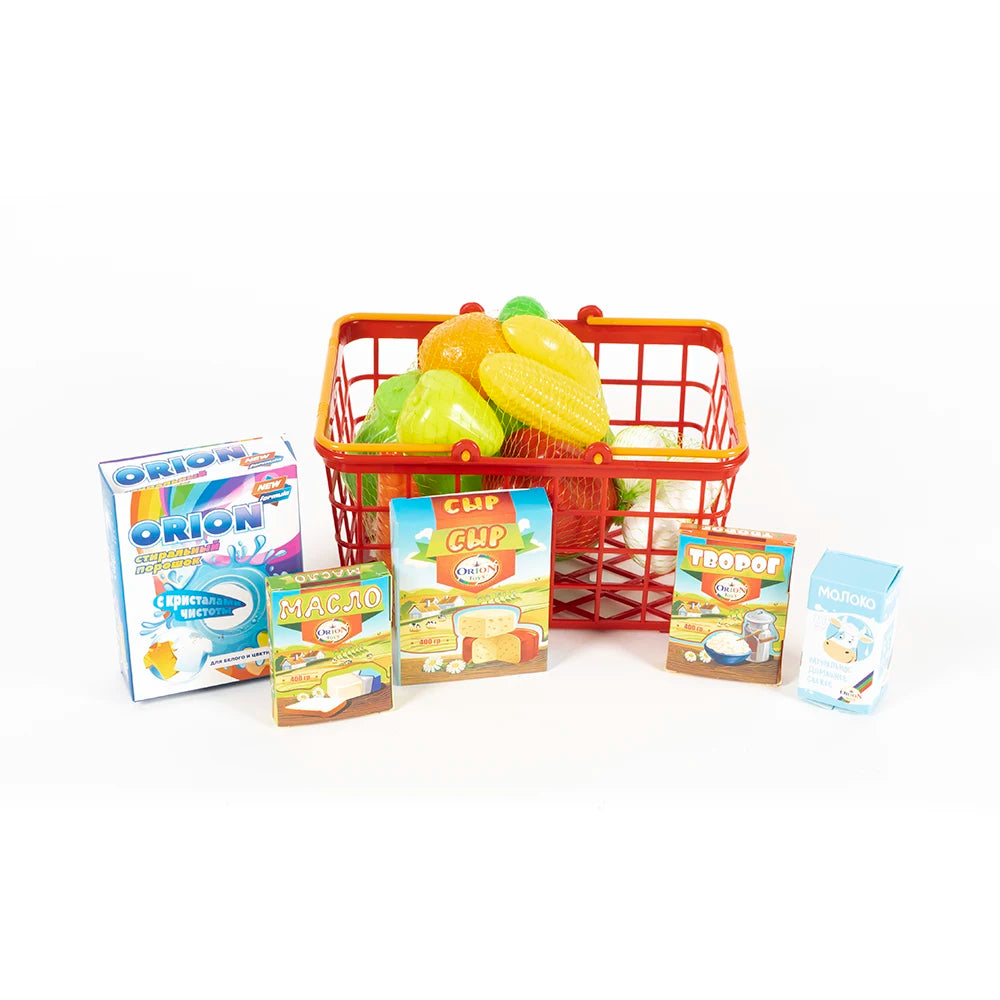 Set coș de cumpărături cu alimente , Orion (379-5)