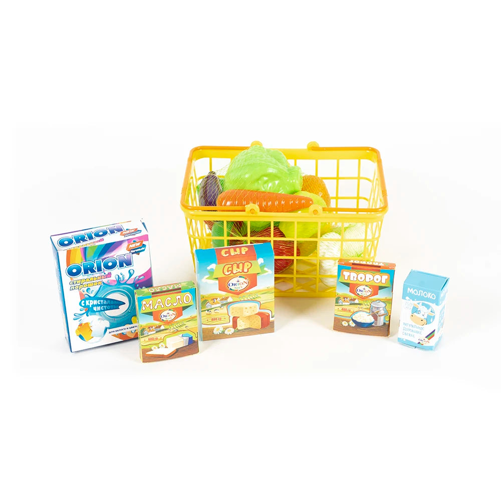 Set coș de cumpărături cu alimente , Orion (379-5)
