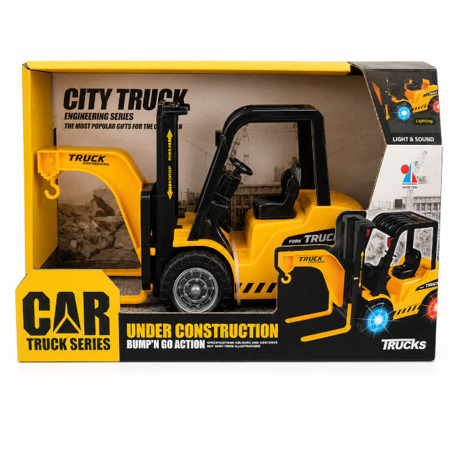 Электрический погрузчик, серия Car Truck, со светом и звуком, код 10111a