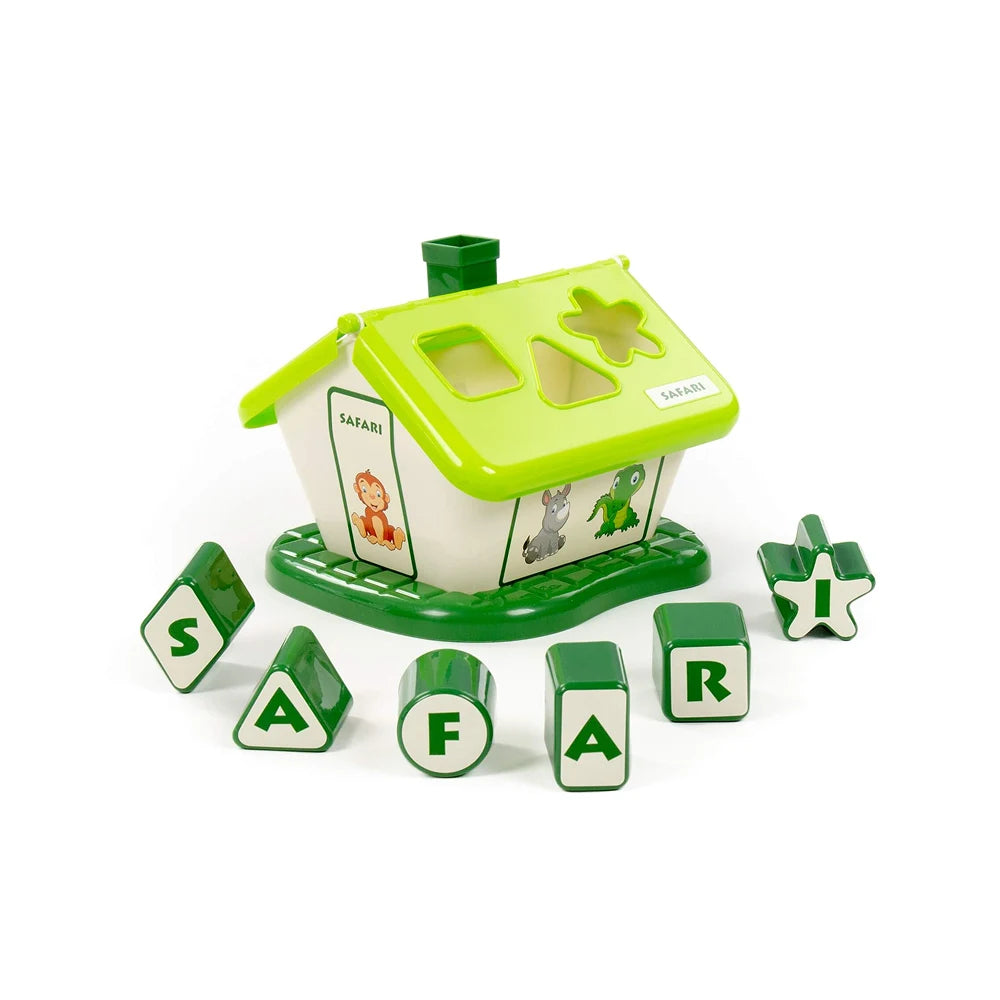 Căsuță educativă Safari cu sorter, Polesie (90294) 215х200х185 mm