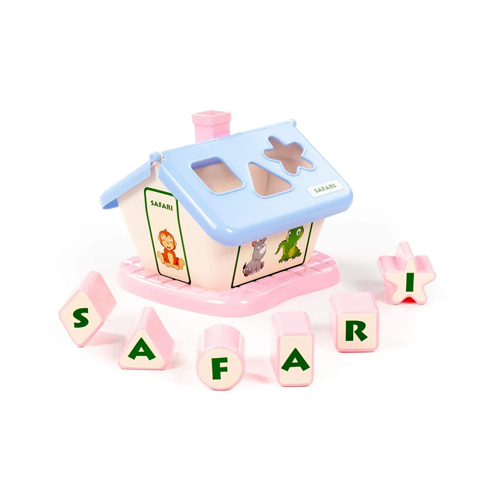 Căsuță educativă Safari cu sorter, Polesie (90300) 215х200х185 mm